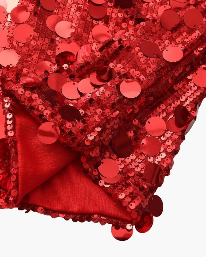 Robe mini à paillettes pour soirée