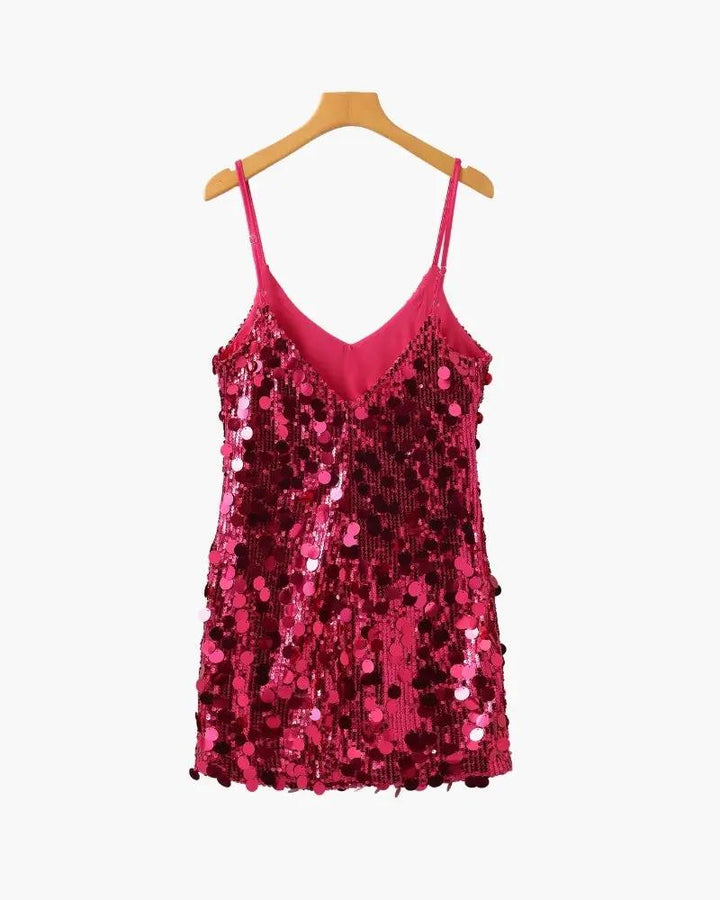 Robe mini à paillettes pour soirée