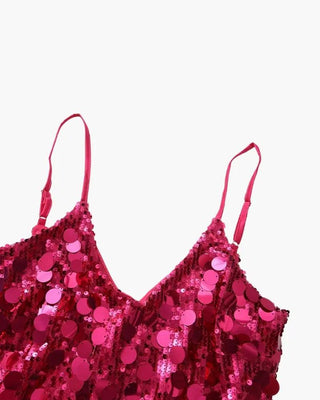 Robe mini à paillettes pour soirée