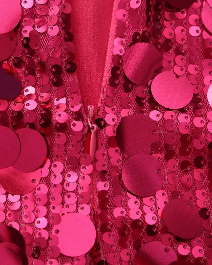 Robe mini à paillettes pour soirée