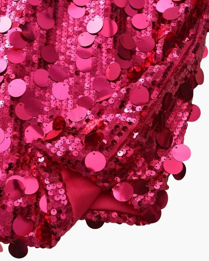 Robe mini à paillettes pour soirée