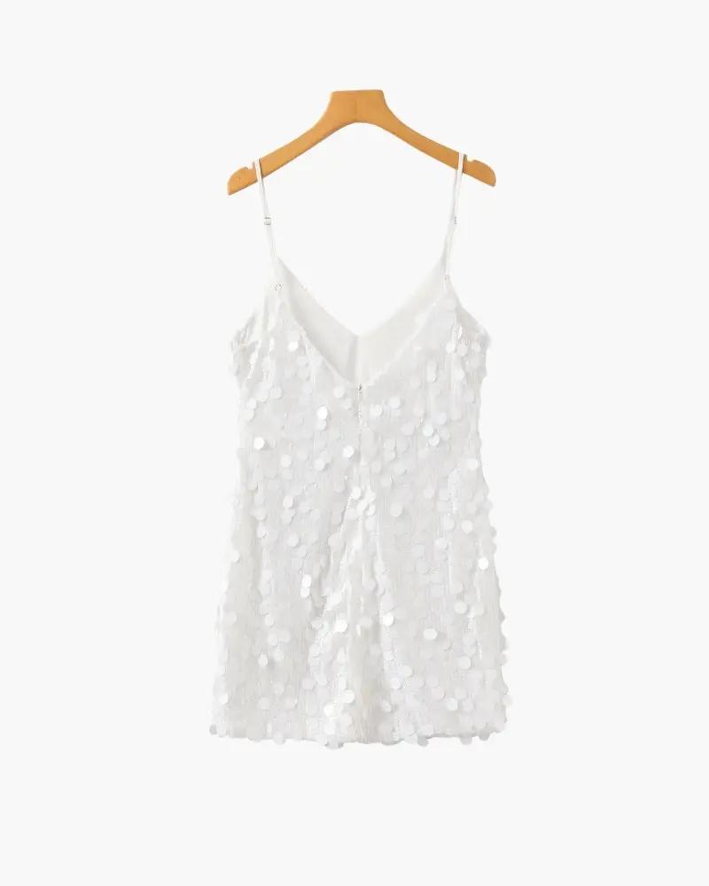 Robe mini à paillettes pour soirée