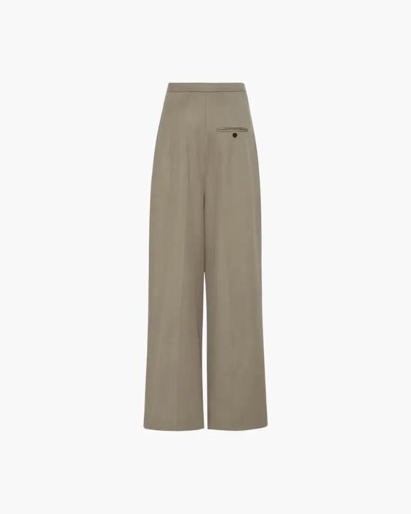Pantalon oversize en laine