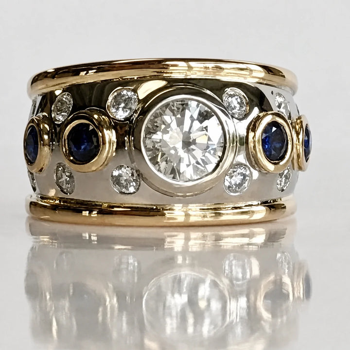 Bague Vintage en Zircon Cubique Incrusté