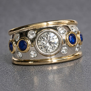 Bague Vintage en Zircon Cubique Incrusté