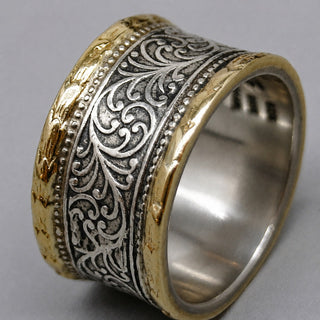 Bague Couronne Bijou Bicolore