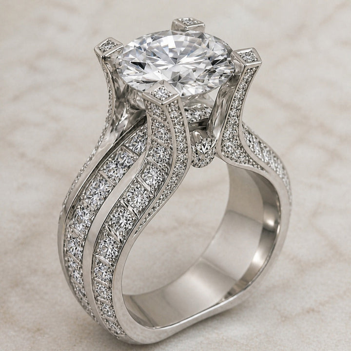 Bague Déclaration Crystal Luxe