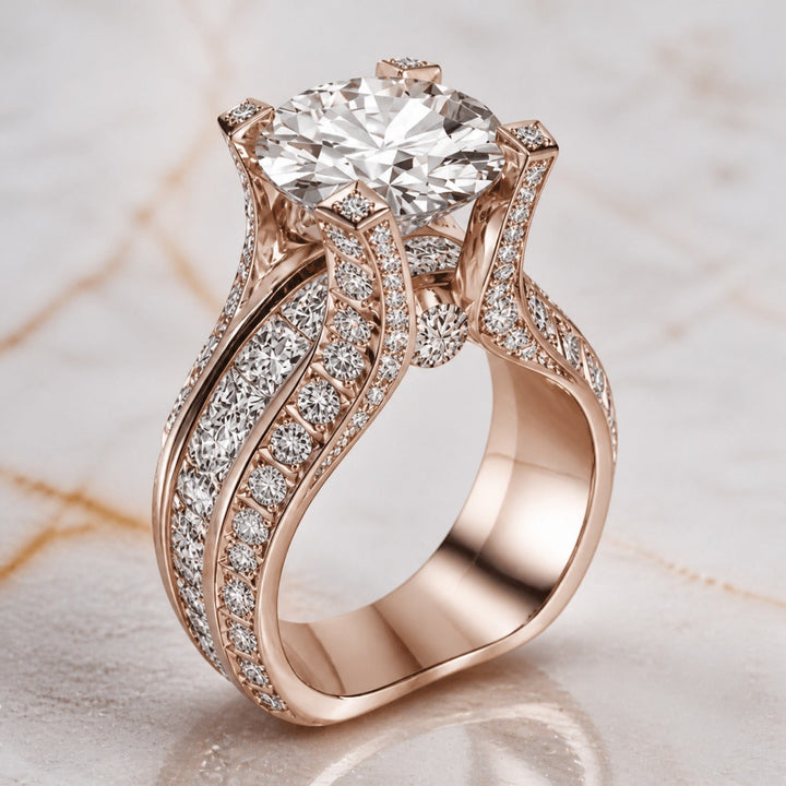 Bague Déclaration Crystal Luxe