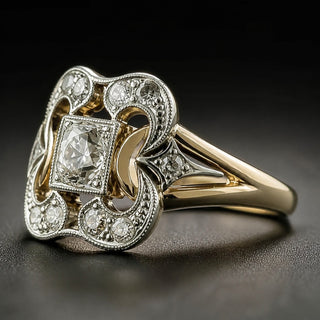 Bague en Zirconia Vintage