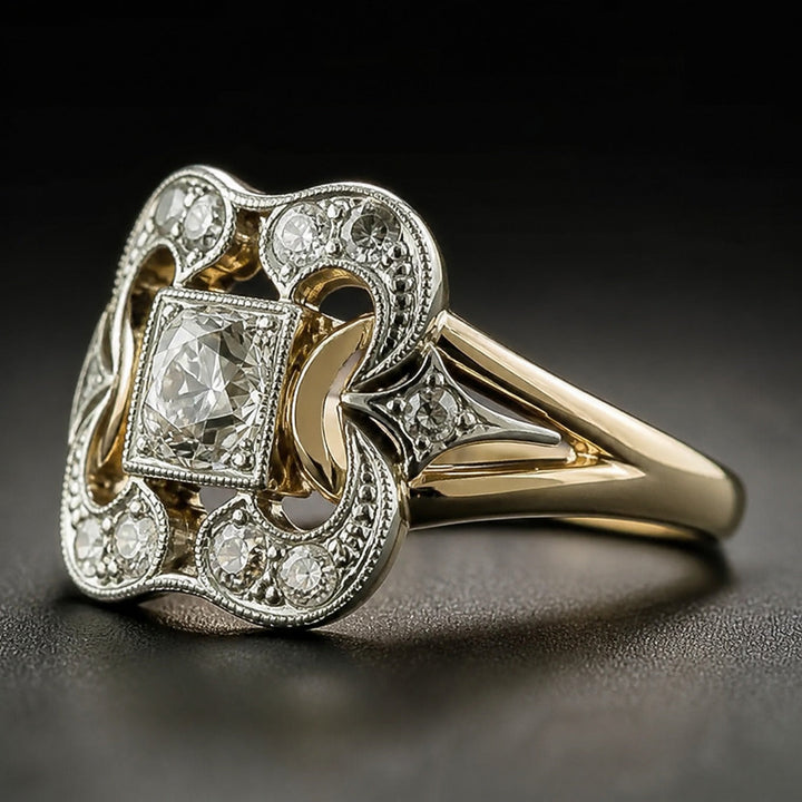 Bague en Zirconia Vintage