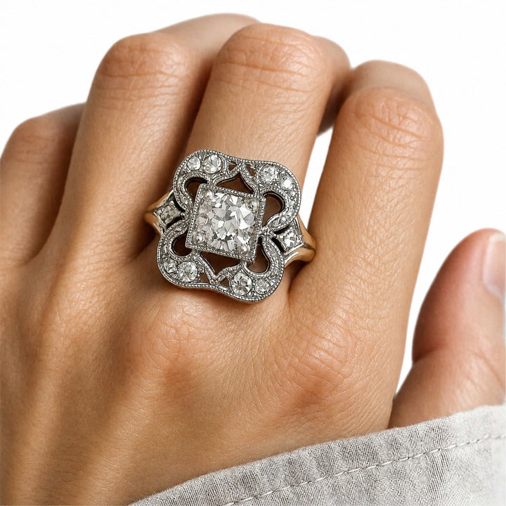 Bague en Zirconia Vintage