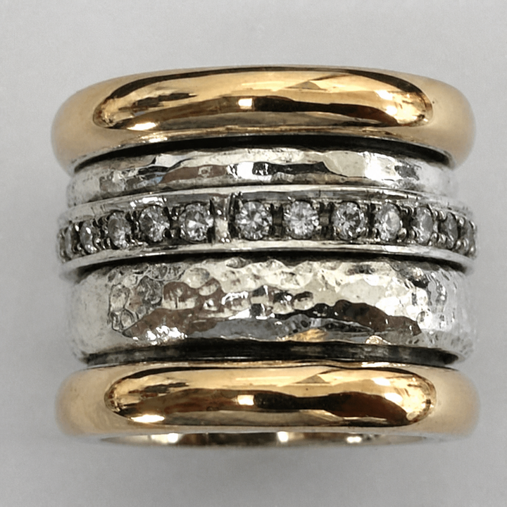 Bague en Or et Argent Héritage Audacieuse