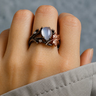 Bague Aura Éthérée en Pierre de Lune
