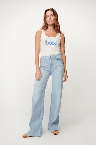 Jeans Palazzo Hypersoft Bleach