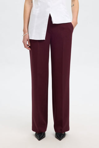 Pantalon Large Rita Mw Mel Fig Melange