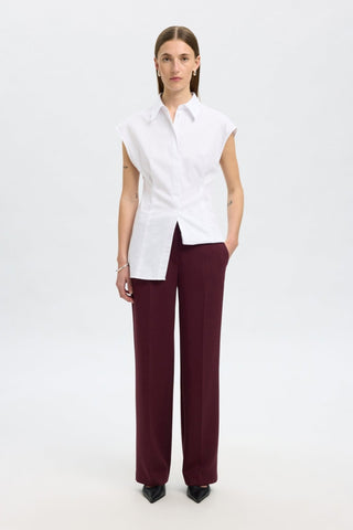 Pantalon Large Rita Mw Mel Fig Melange