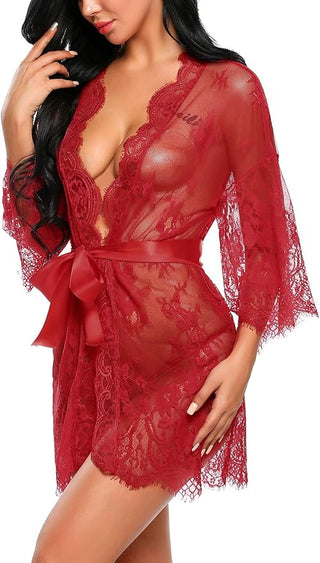 ISABELL – Ensemble Kimono & Babydoll séduisant