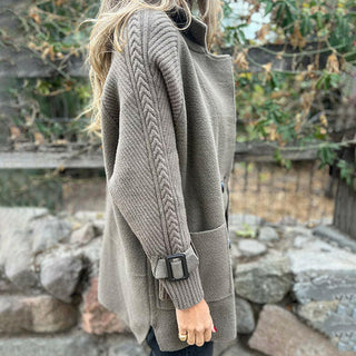 DELACROIX | MANTEAU MI-LONG À DOUBLE BOUTONNAGE
