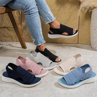 Gina | Sandales à plateforme pour femmes en matériau respirant