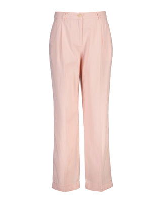 Pantalons Fluid Sur Mesure Rose Abricot