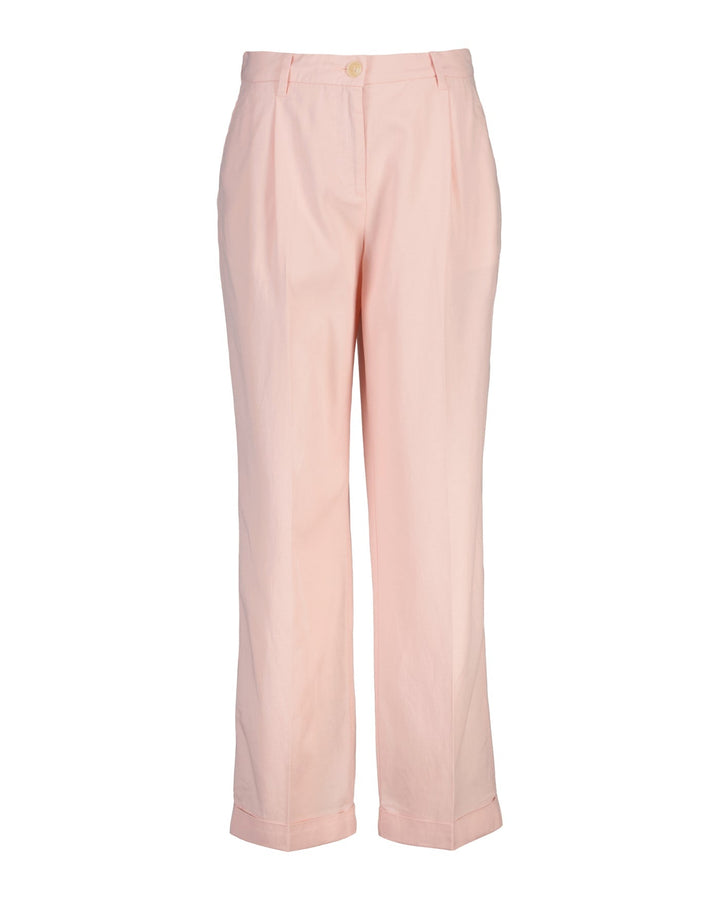Pantalons Fluid Sur Mesure Rose Abricot