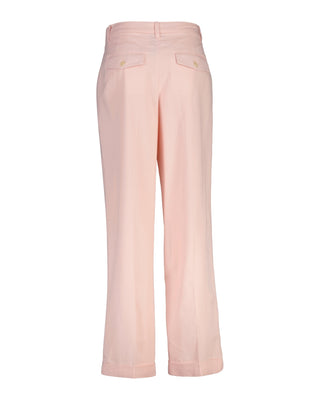 Pantalons Fluid Sur Mesure Rose Abricot