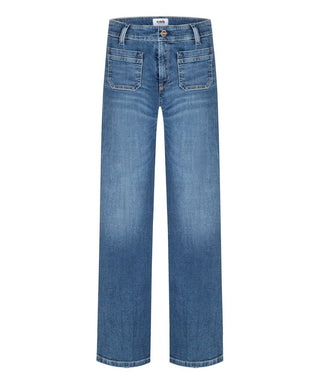 Pantalon Tess Jeans Poche Été Glam Usé