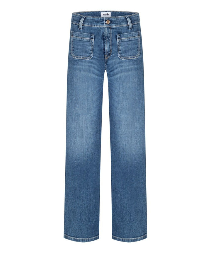 Pantalon Tess Jeans Poche Été Glam Usé