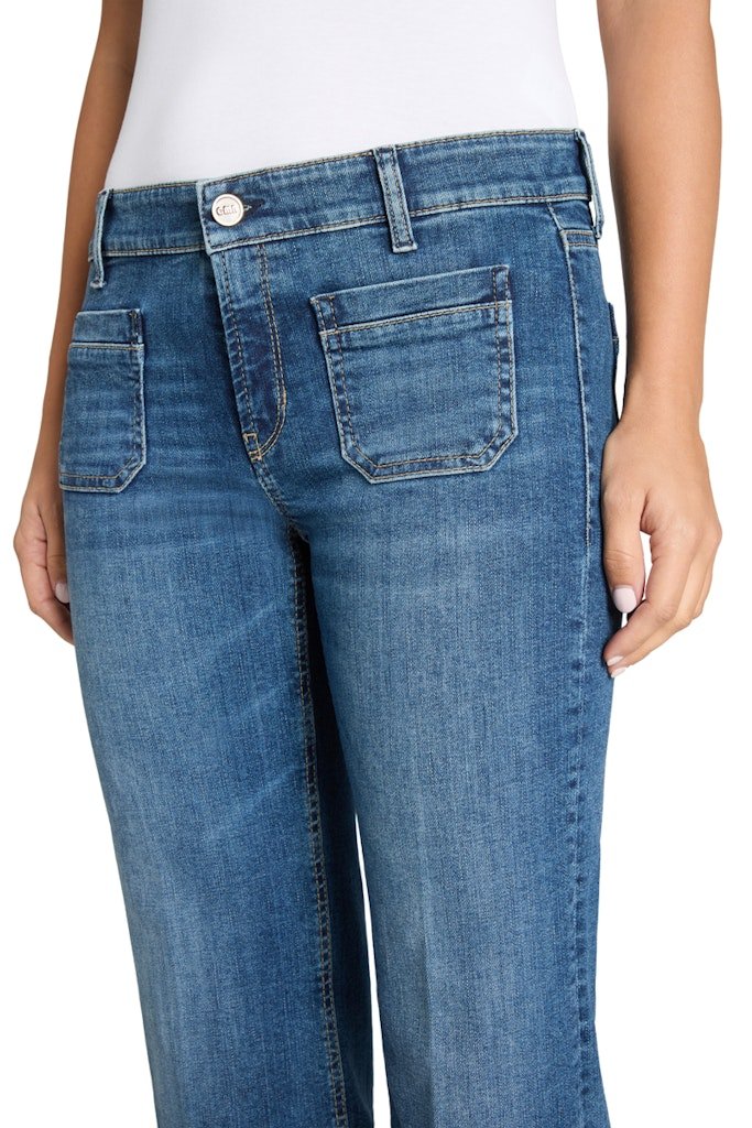 Pantalon Tess Jeans Poche Été Glam Usé