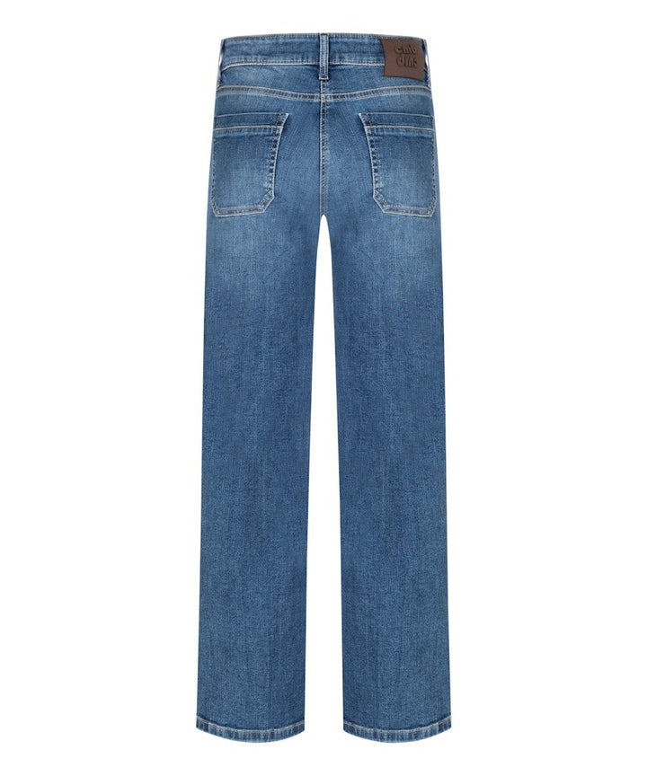 Pantalon Tess Jeans Poche Été Glam Usé