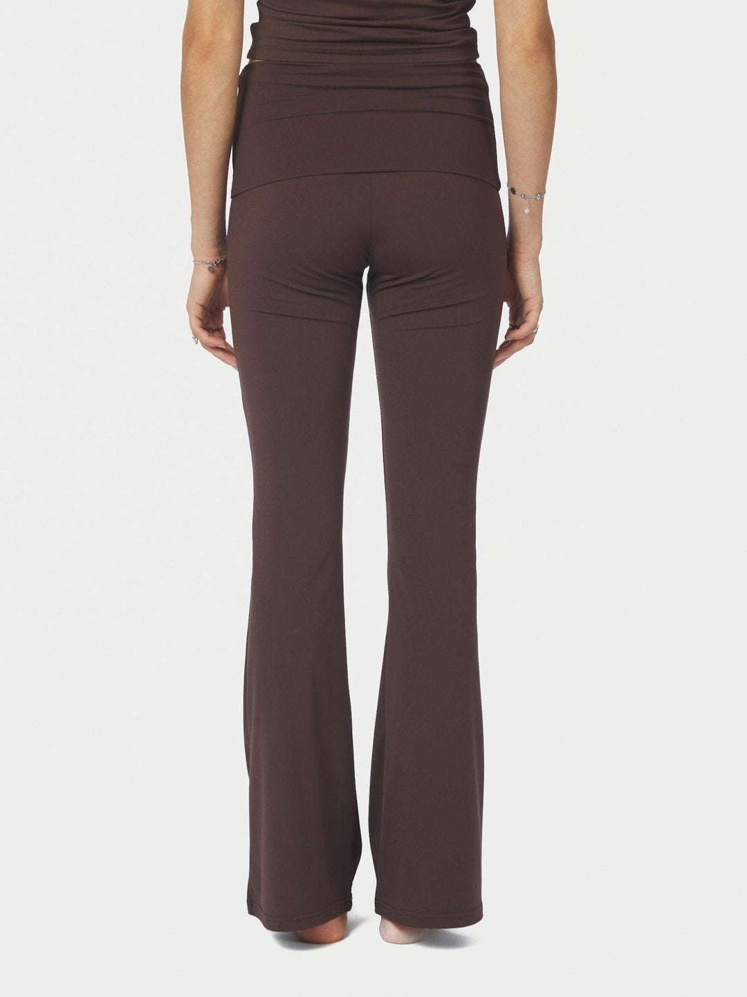 Pantalons Leggings Ulianna Marron Chocolat