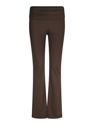 Pantalons Leggings Ulianna Marron Chocolat