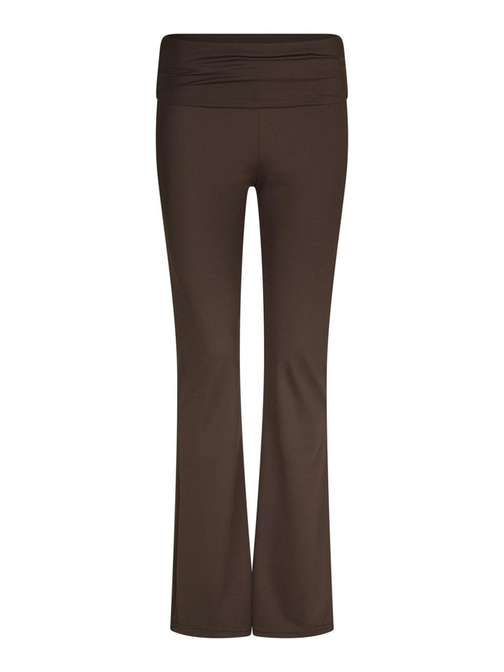 Pantalons Leggings Ulianna Marron Chocolat