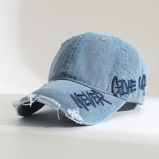 Casquette Motto Distressée