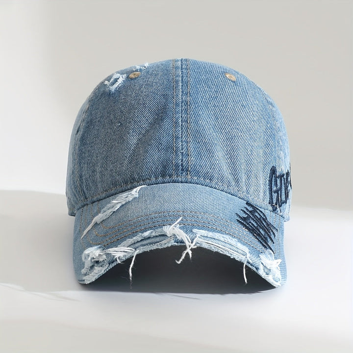 Casquette Motto Distressée
