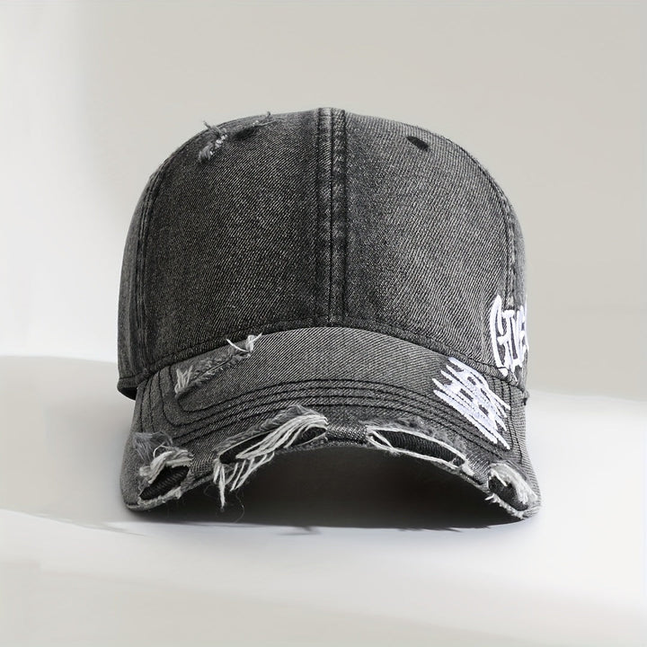 Casquette Motto Distressée