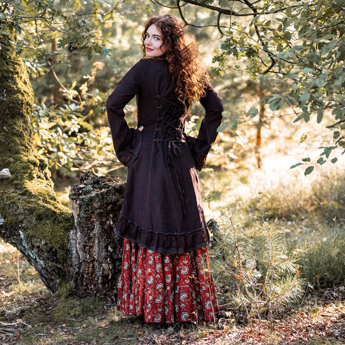 Veste Bohémienne Fée Brun