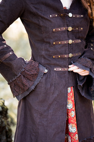 Veste Bohémienne Fée Brun