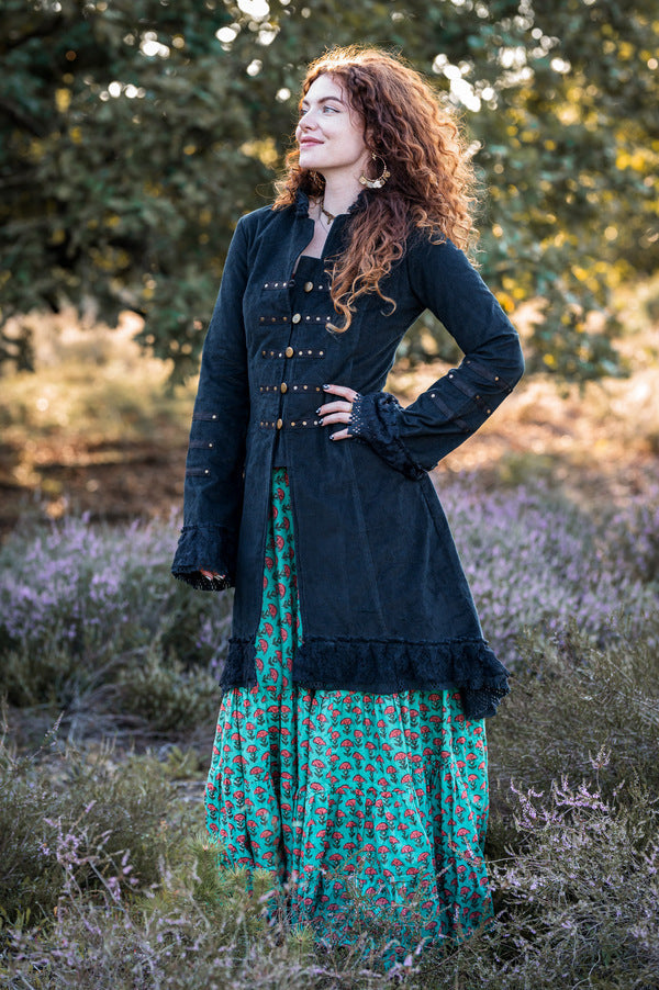 Veste Fairy Bohemian noire